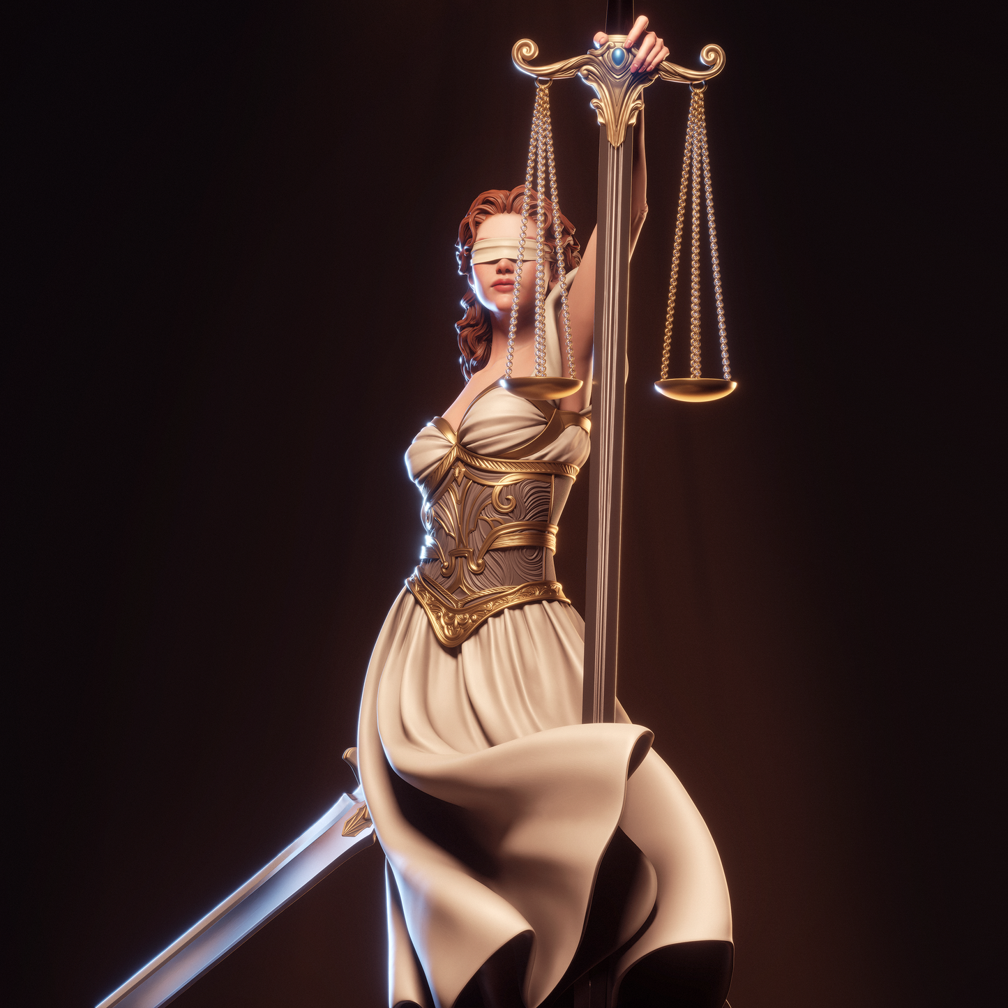 Justice OC – Unpainted 3D Printed Model Kit