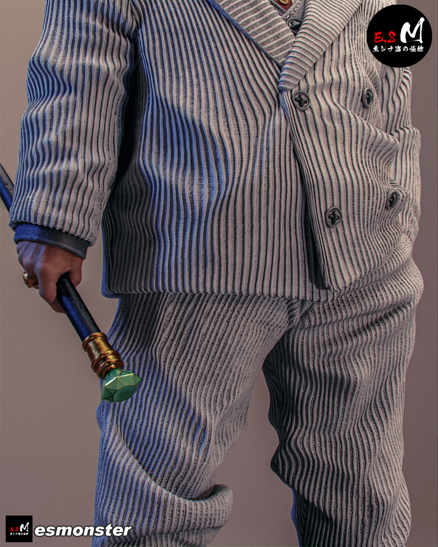 Imposing Kingpin Style Marvel Unpainted Resin Garage Model Kit (1/6-1/12)