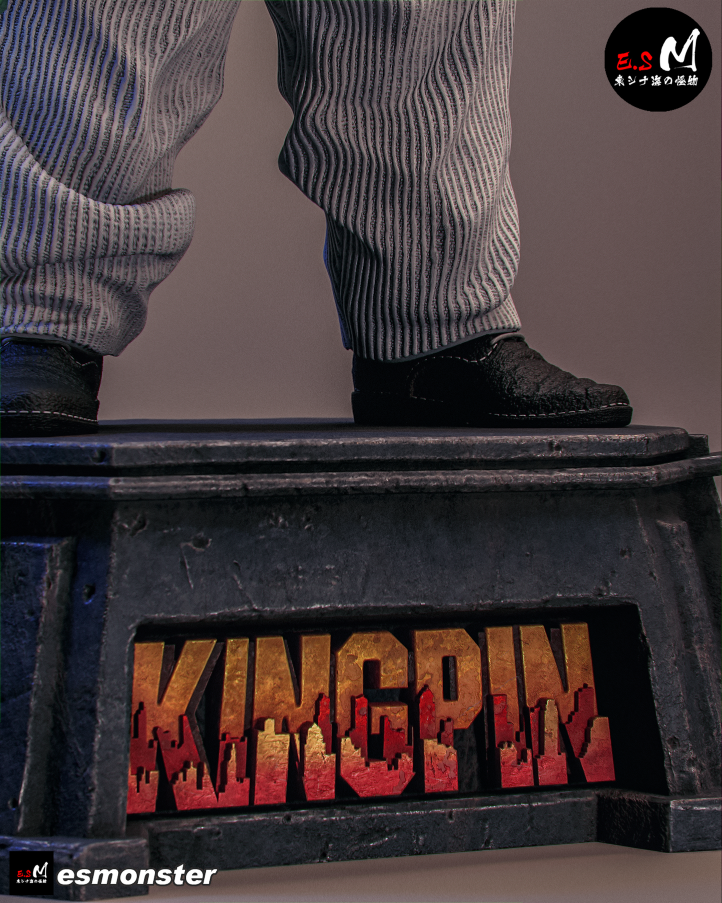 Imposing Kingpin Style Marvel Unpainted Resin Garage Model Kit (1/6-1/12)