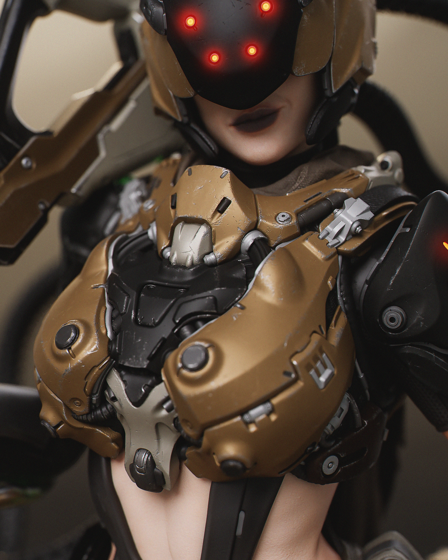 Kyla Style Tactical Operative – Unpainted 3D Printed Model Kit