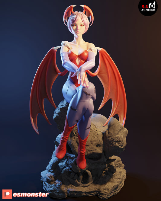 Lilith Aensland Alluring Style Darkstalkers Unpainted Resin Garage Kit (1/6-1/12
