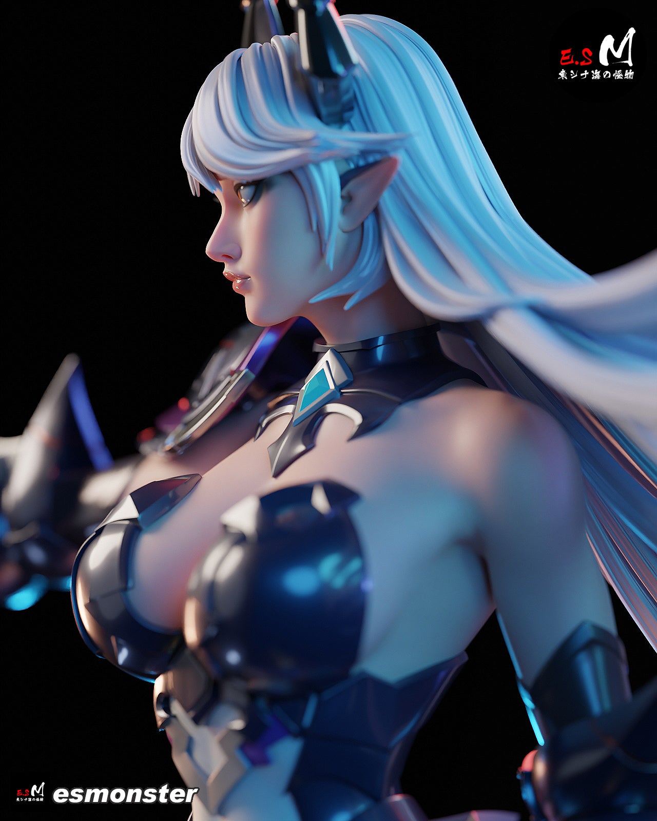 Luna Style Epic Seven Unpainted Resin Garage Model Kit (1/6-1/12)