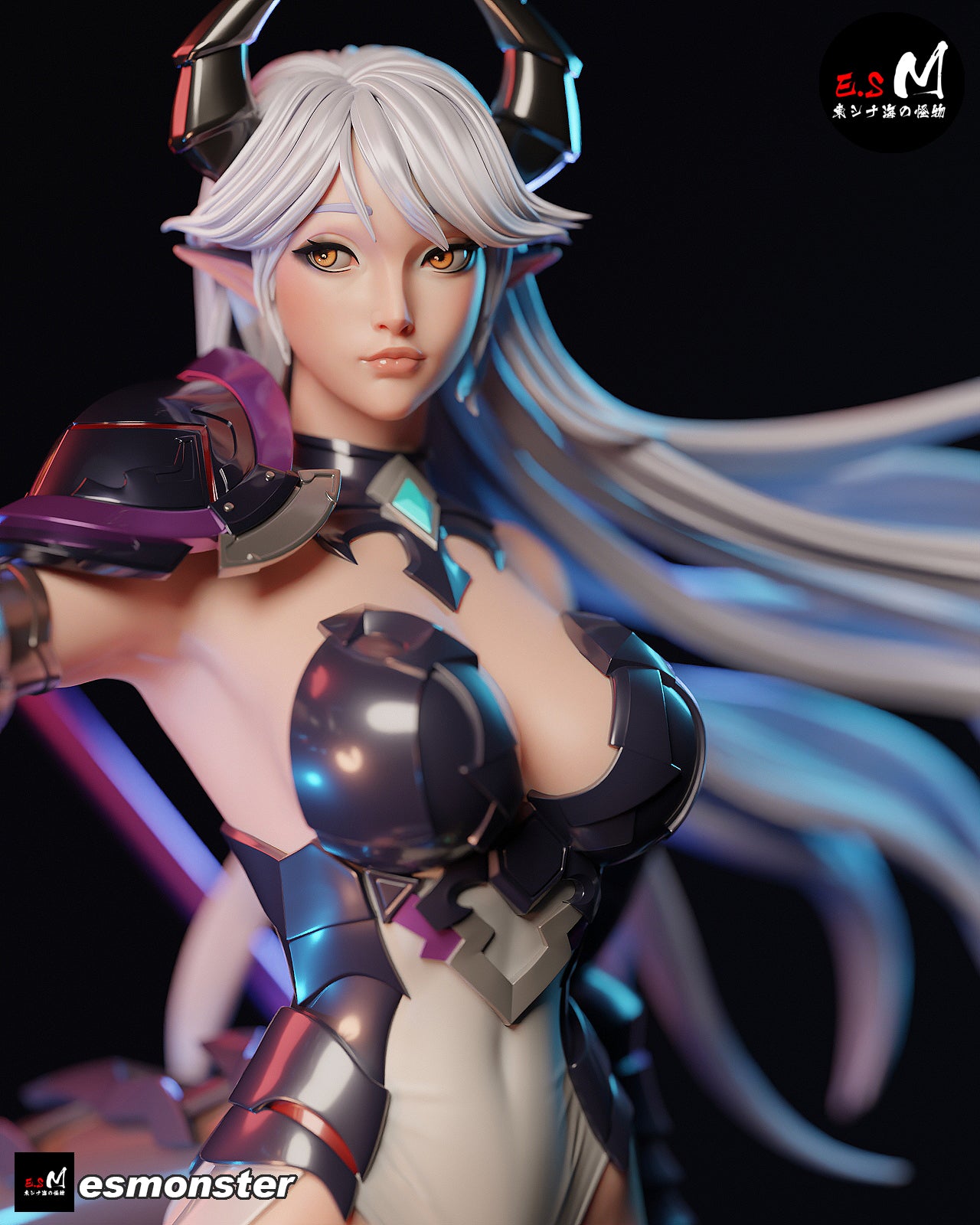 Luna Style Epic Seven Unpainted Resin Garage Model Kit (1/6-1/12)