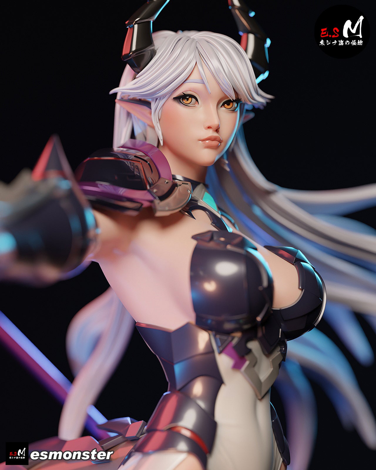 Luna Style Epic Seven Unpainted Resin Garage Model Kit (1/6-1/12)