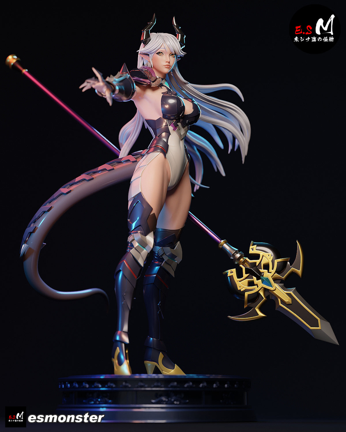 Luna Style Epic Seven Unpainted Resin Garage Model Kit (1/6-1/12)