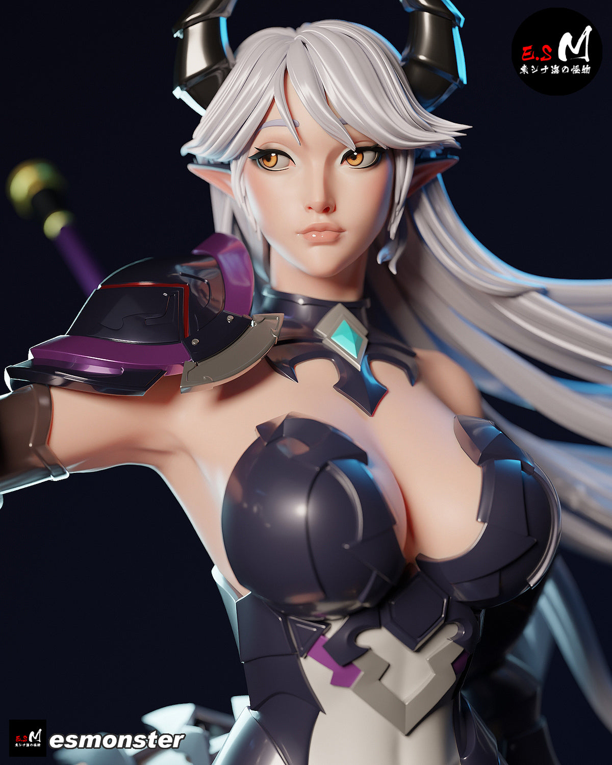 Luna Style Epic Seven Unpainted Resin Garage Model Kit (1/6-1/12)