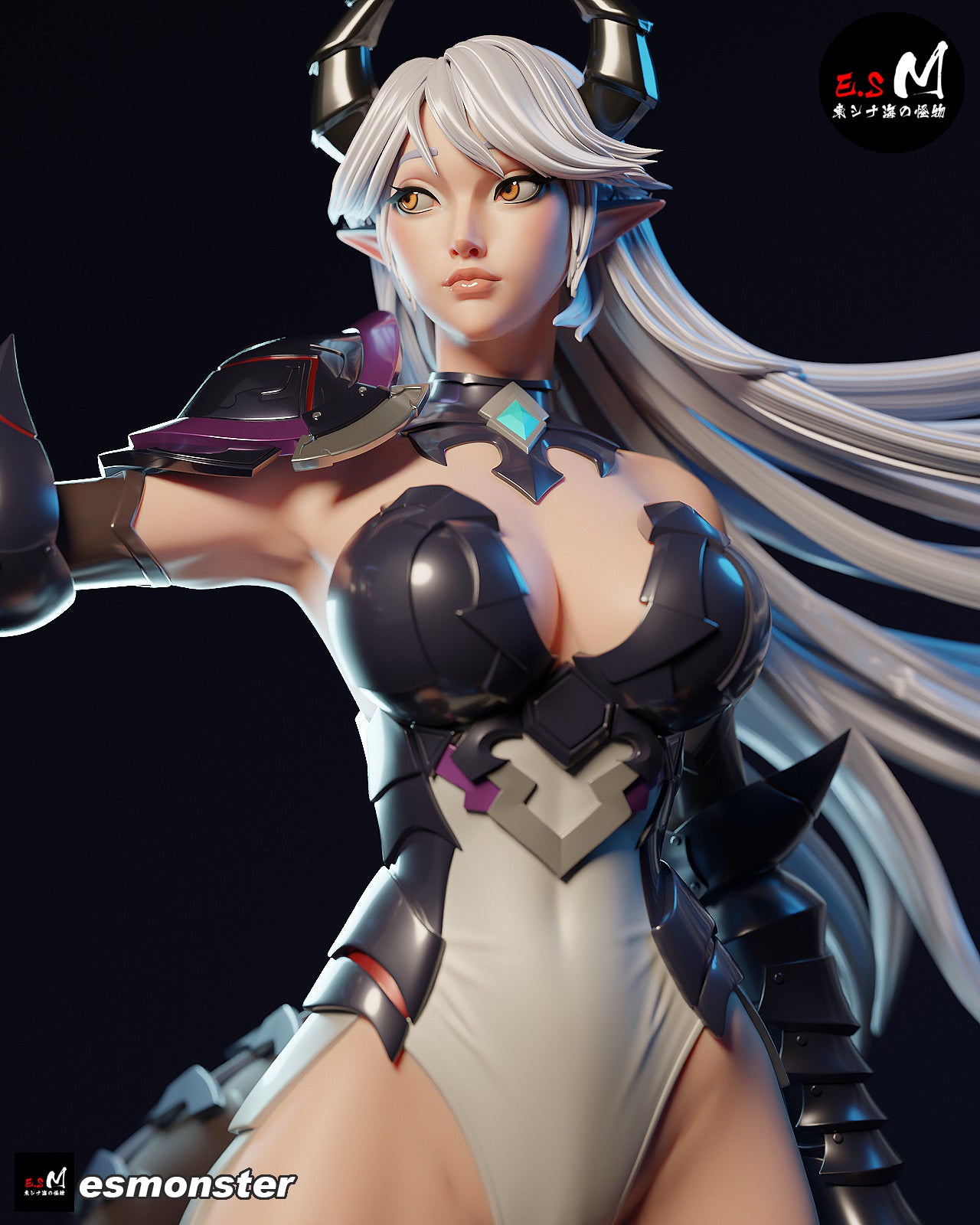 Luna Style Epic Seven Unpainted Resin Garage Model Kit (1/6-1/12)