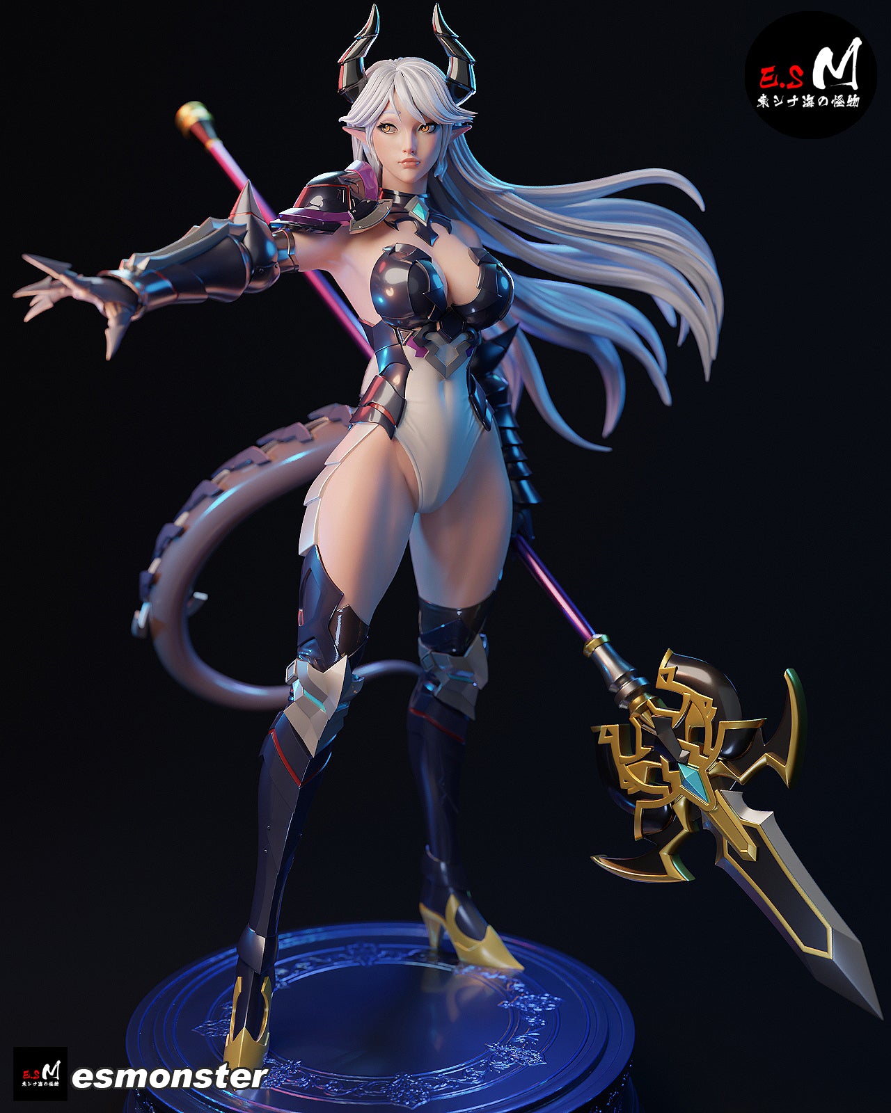Luna Style Epic Seven Unpainted Resin Garage Model Kit (1/6-1/12)
