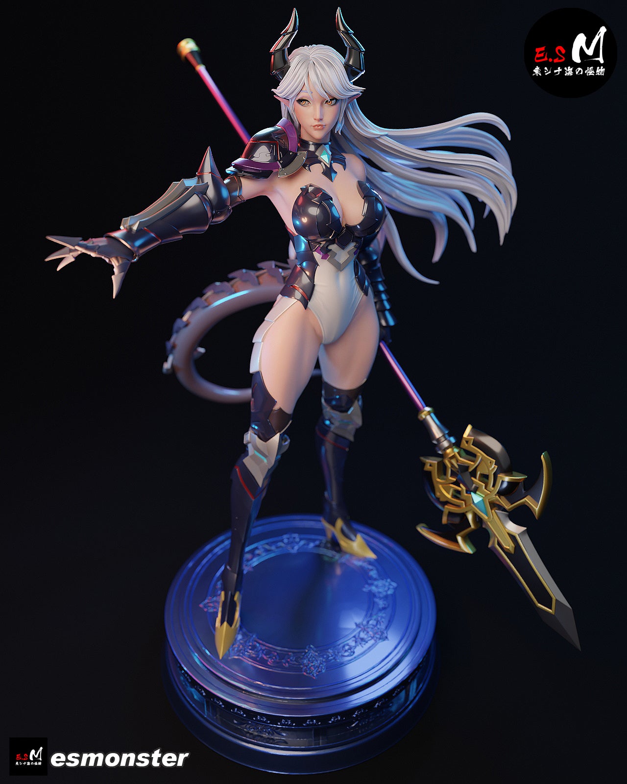 Luna Style Epic Seven Unpainted Resin Garage Model Kit (1/6-1/12)