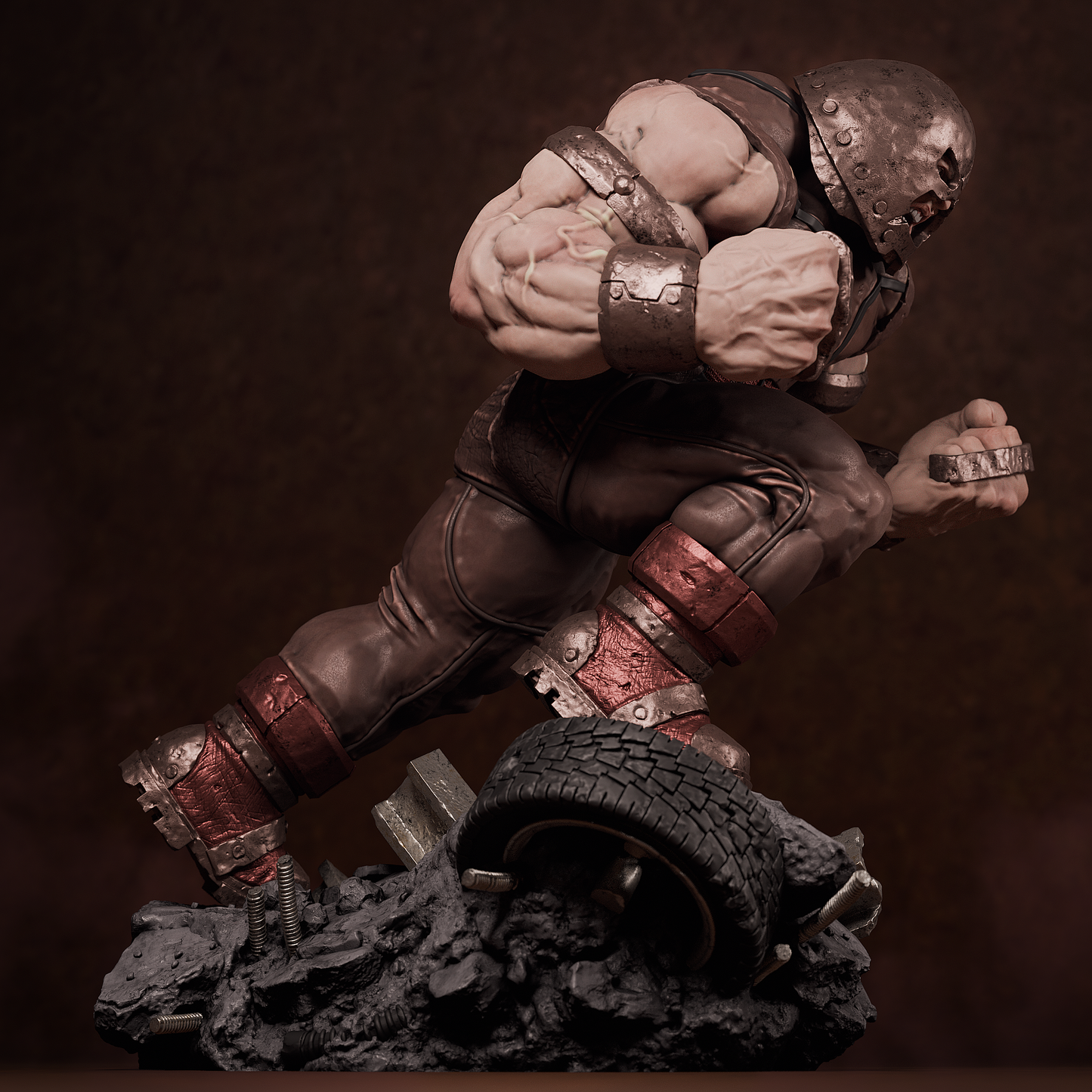 Juggernaut style Unstoppable Force resin kit – Unpainted 3D Printed Model kit