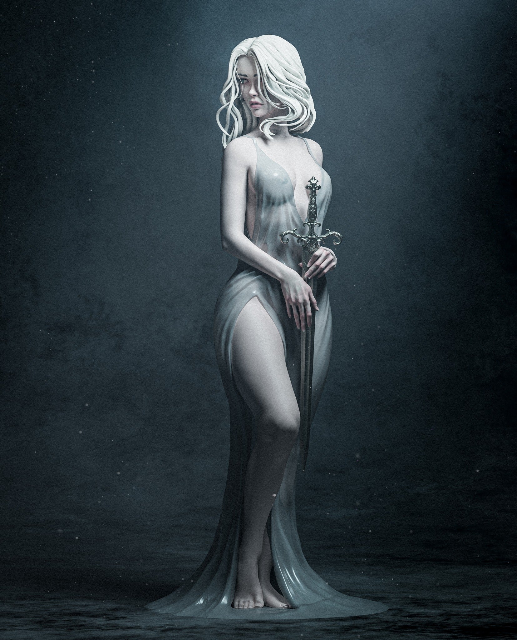 Lady of the Lake resin figure