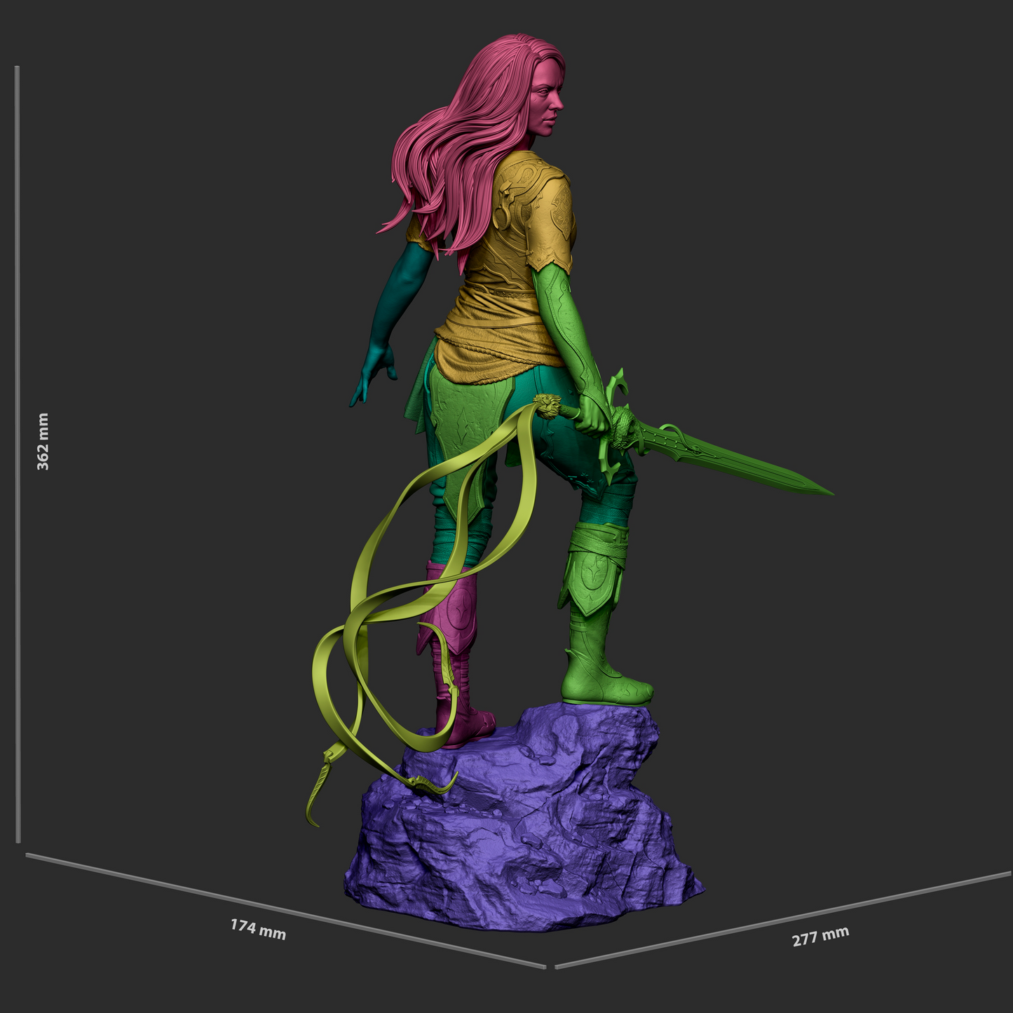 Laufey Norse Myth Fantasy Unpainted Resin Garage Model Kit (1/6-1/12)