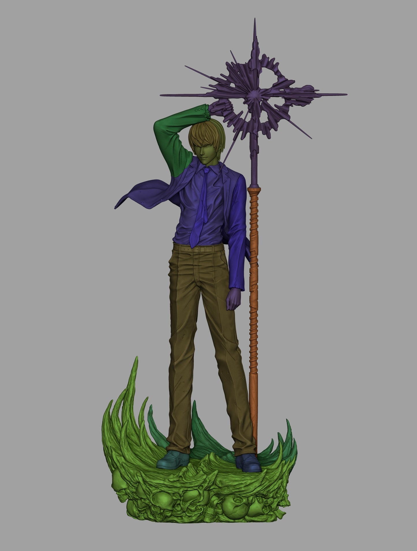 Light Yagami resin kit – Unpainted 3D Printed Model kit (Copy)