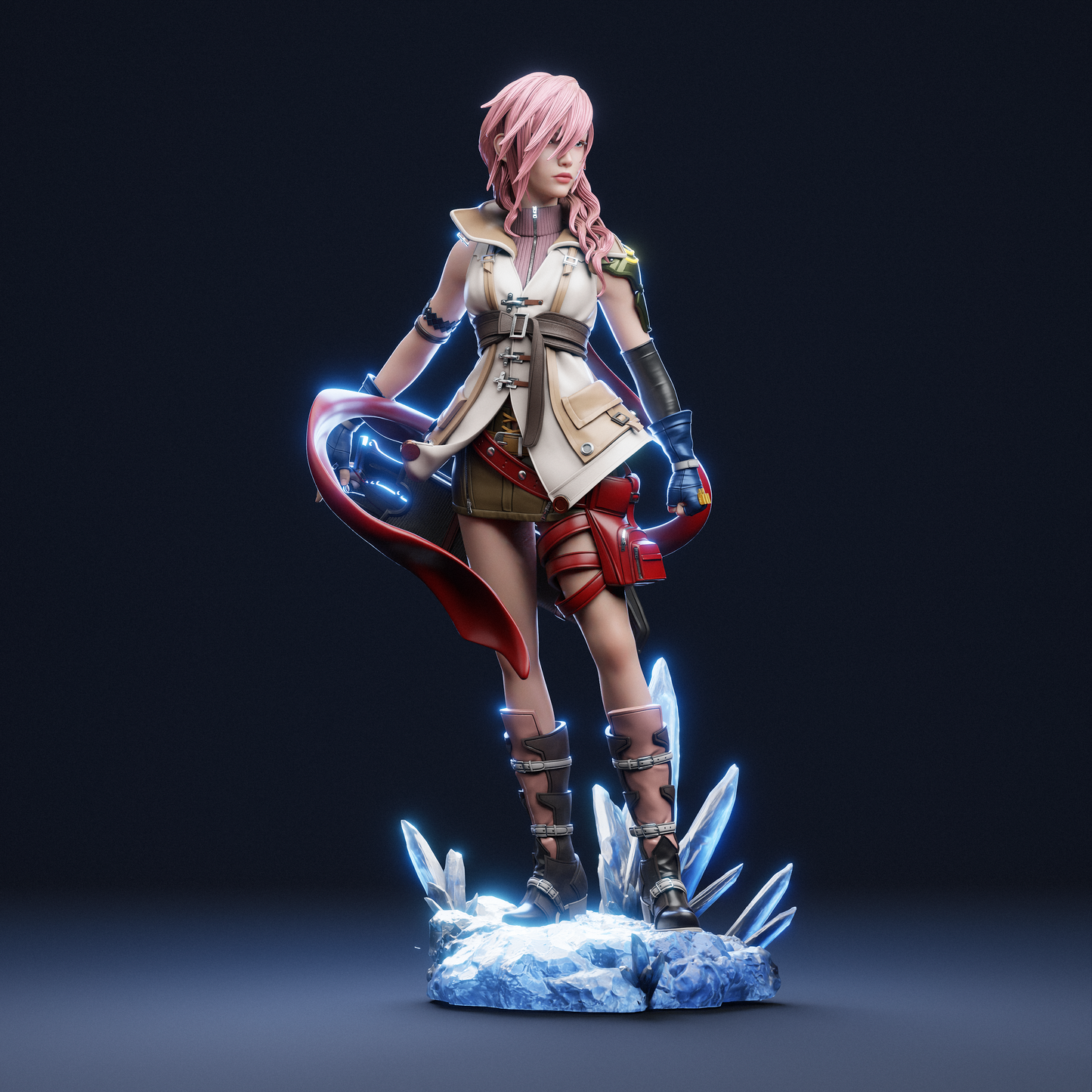 Lightning Final Fantasy XIII resin kit – Unpainted 3D Printed Model kit