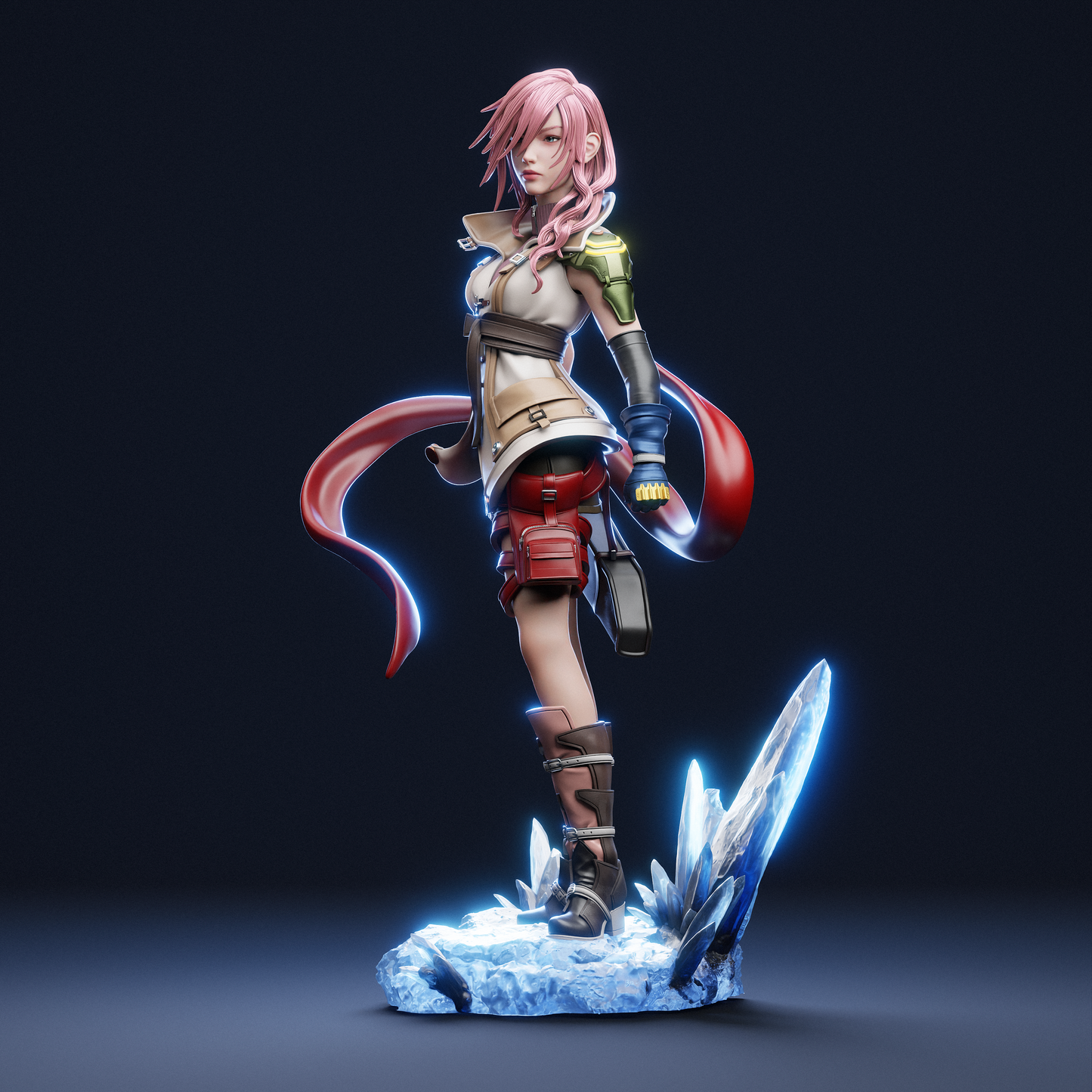 Lightning Final Fantasy XIII resin kit – Unpainted 3D Printed Model kit