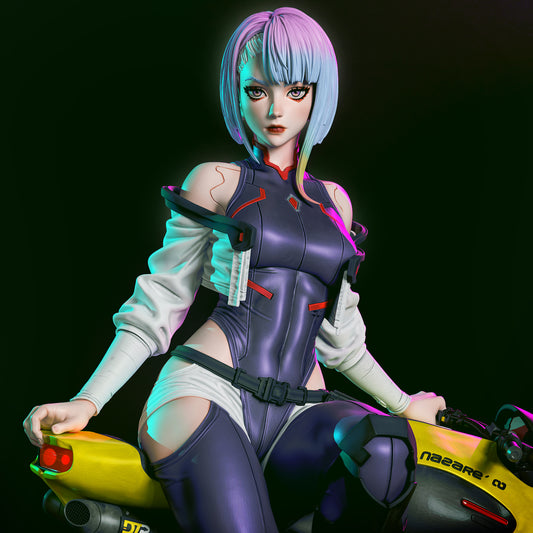 Lucy Style Cyberpunk: Edgerunners Anime Unpainted Resin Garage Kit (1/6-1/12)