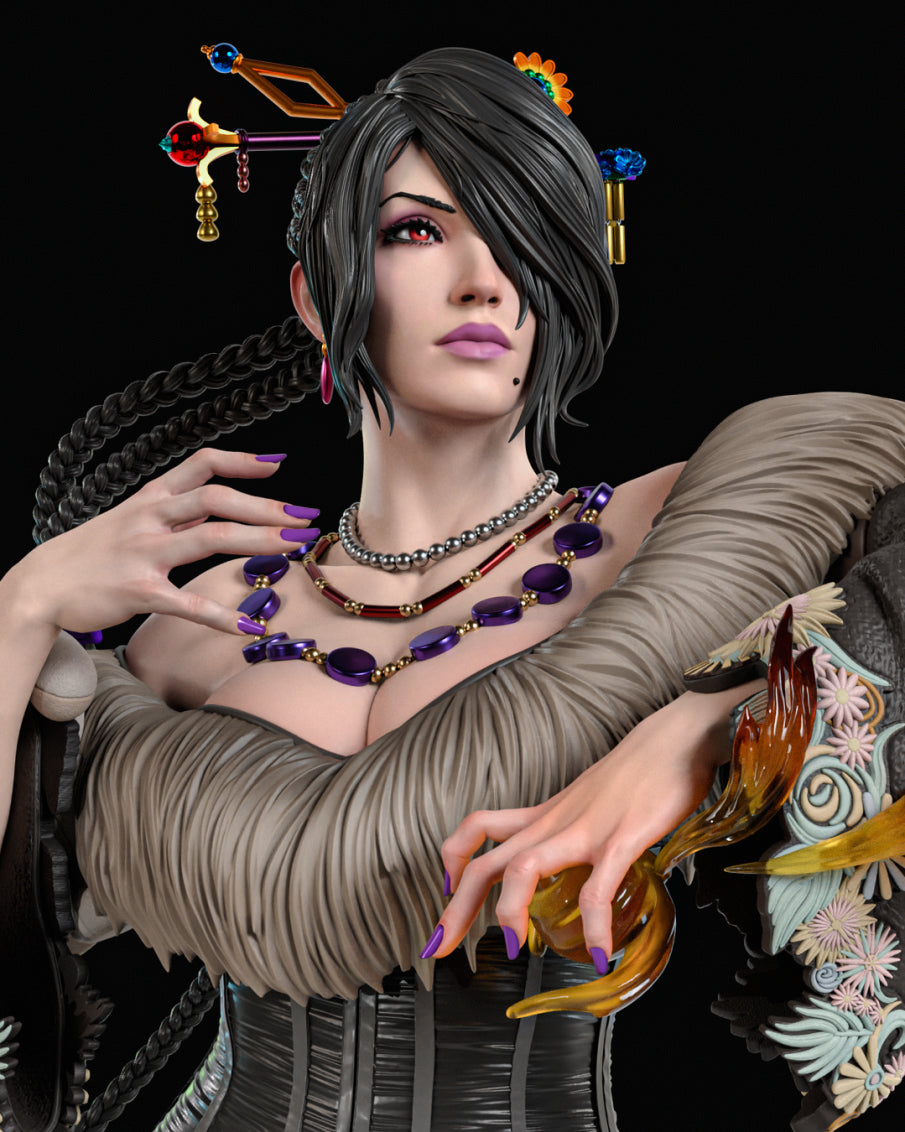 Lulu Style Final Fantasy JRPG Unpainted Resin Garage Kit (1/6-1/12)