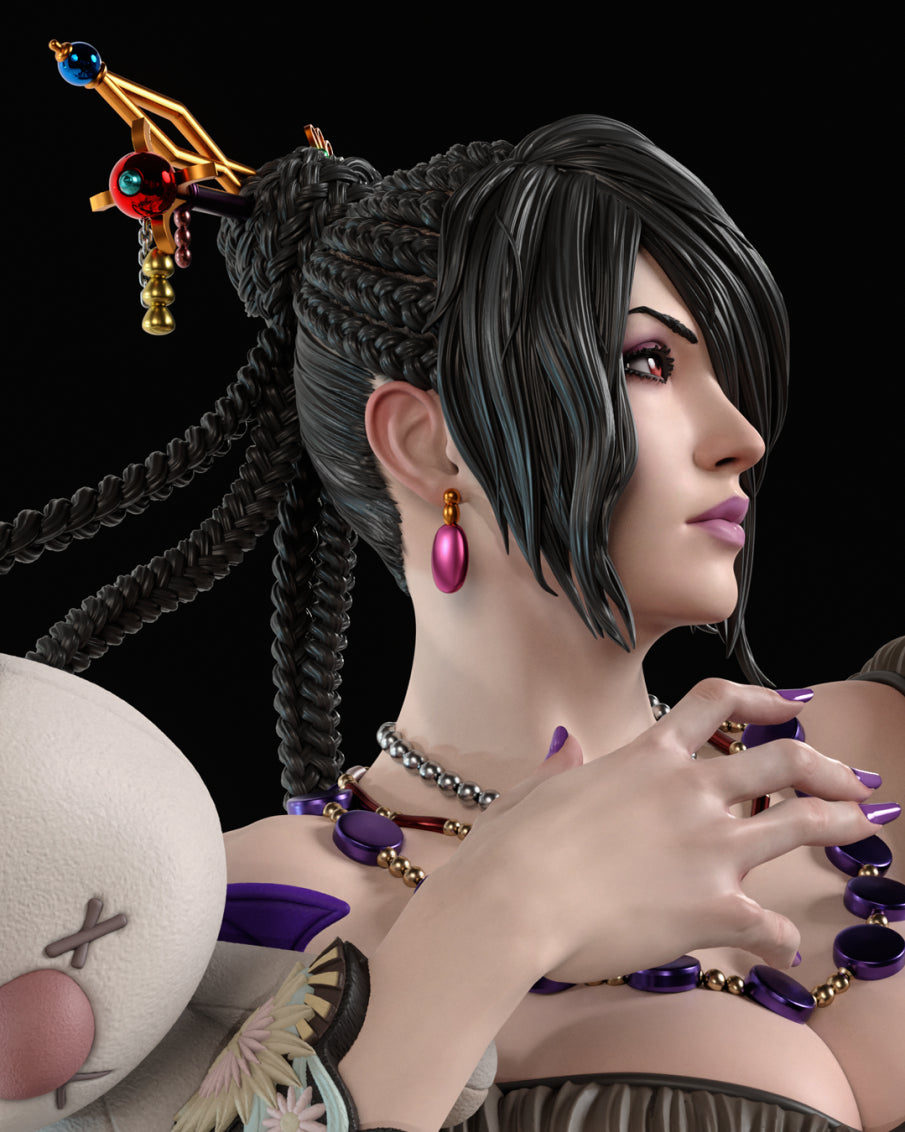 Lulu Style Final Fantasy JRPG Unpainted Resin Garage Kit (1/6-1/12)