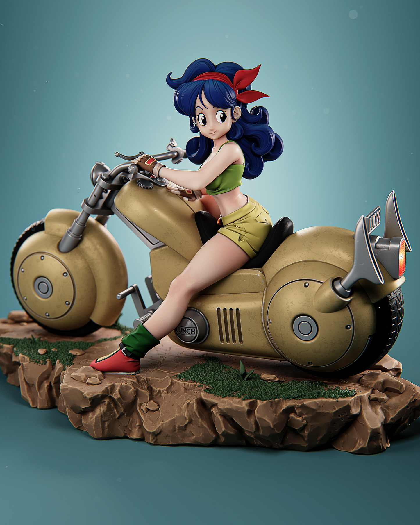 Launch Style Dragon Ball Anime Unpainted Resin Garage Kit (1/6-1/12)