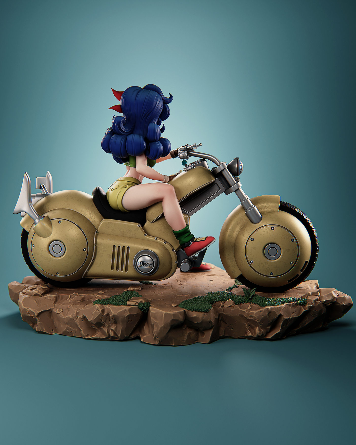 Launch Style Dragon Ball Anime Unpainted Resin Garage Kit (1/6-1/12)