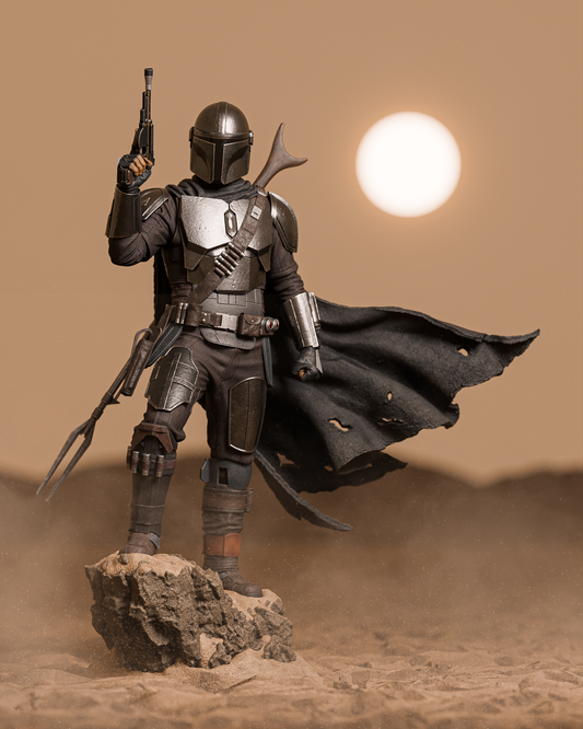 Mandalorian Style Star Wars Unpainted Resin Garage Kit (1/6-1/12)
