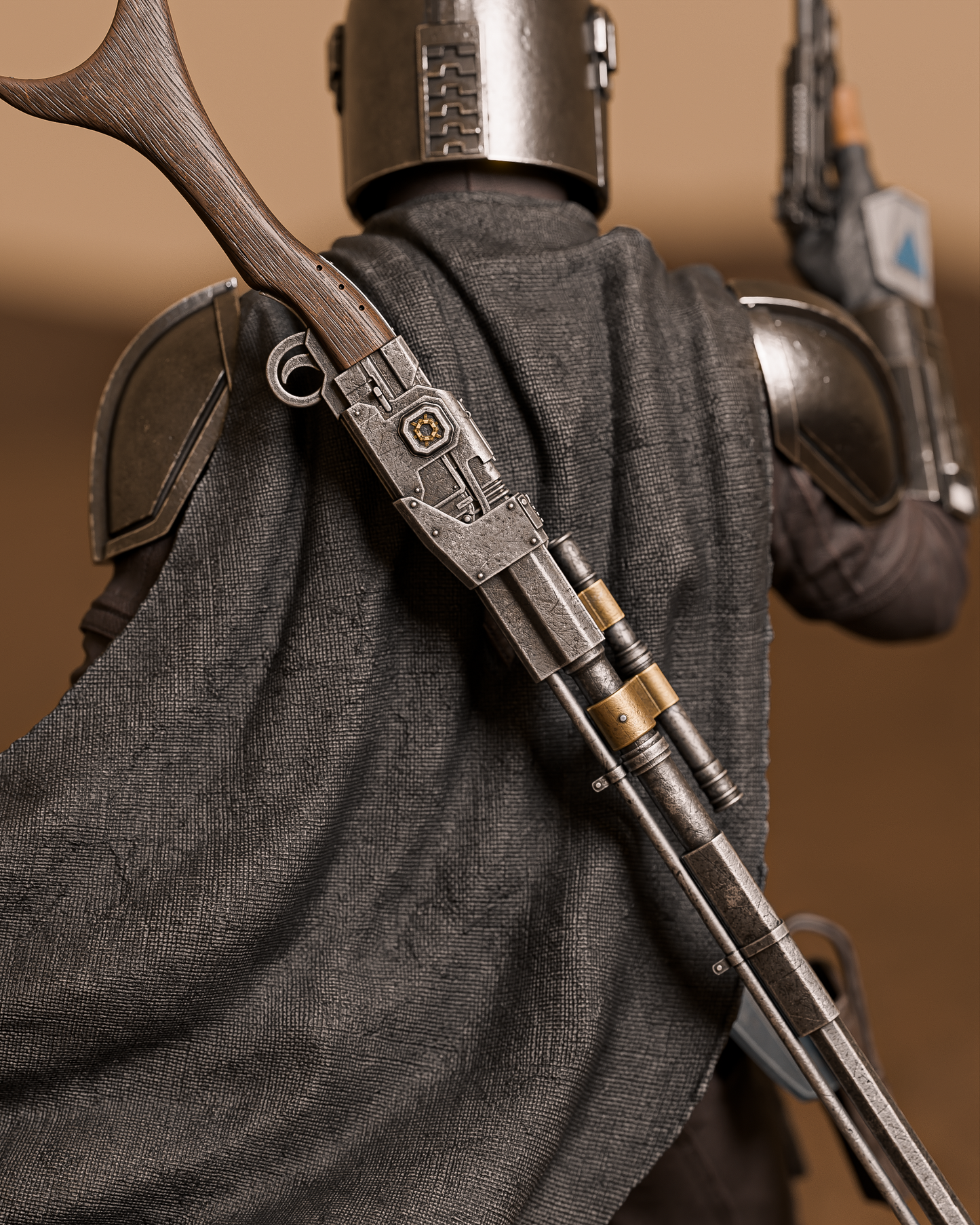 Mandalorian Style Star Wars Unpainted Resin Garage Kit (1/6-1/12)