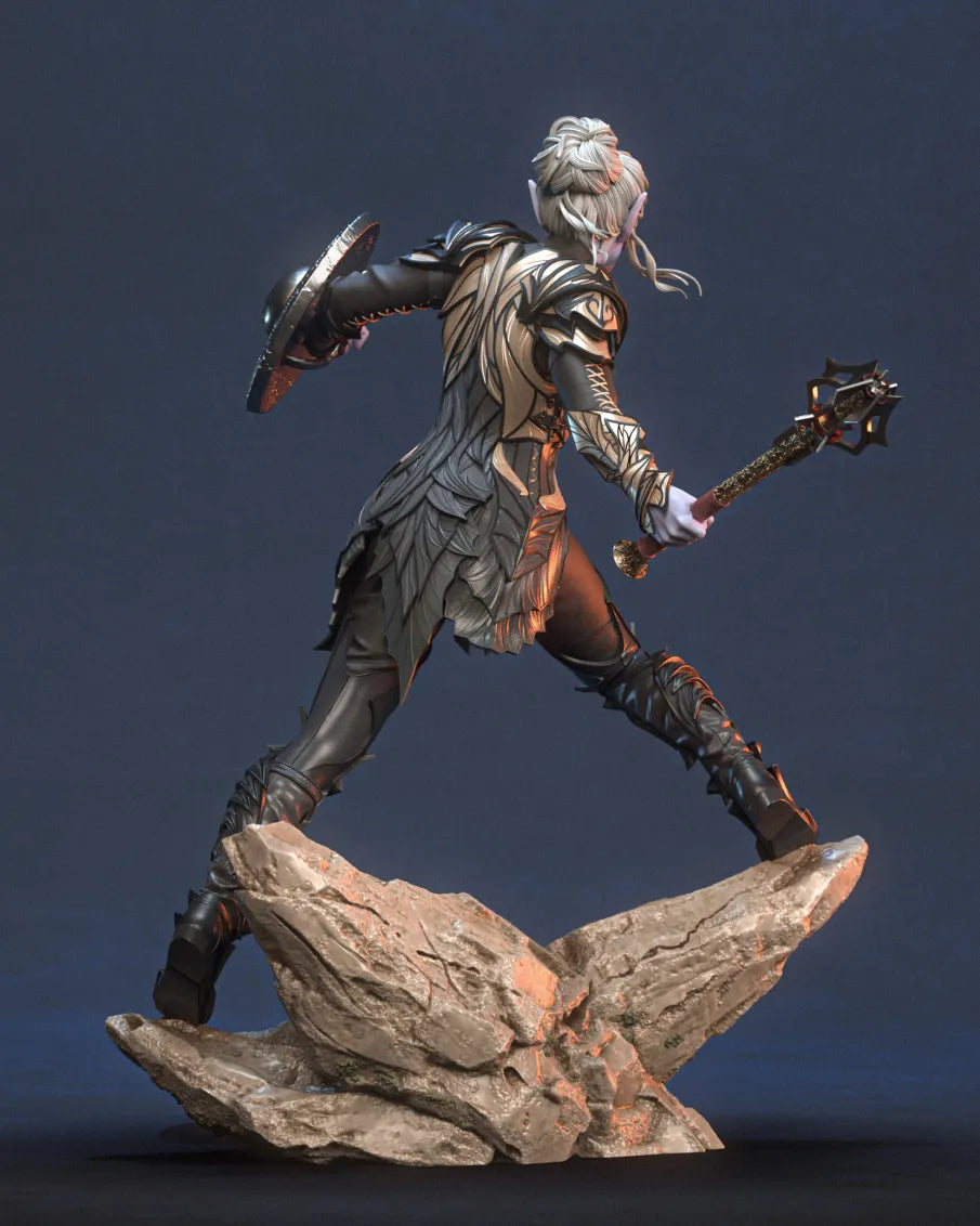 Minthara Style Baldur's Gate Unpainted Resin Garage Model Kit (1/6-1/12)