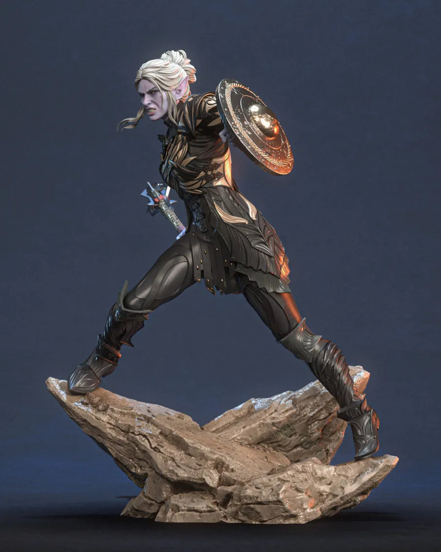 Minthara Style Baldur's Gate Unpainted Resin Garage Model Kit (1/6-1/12)