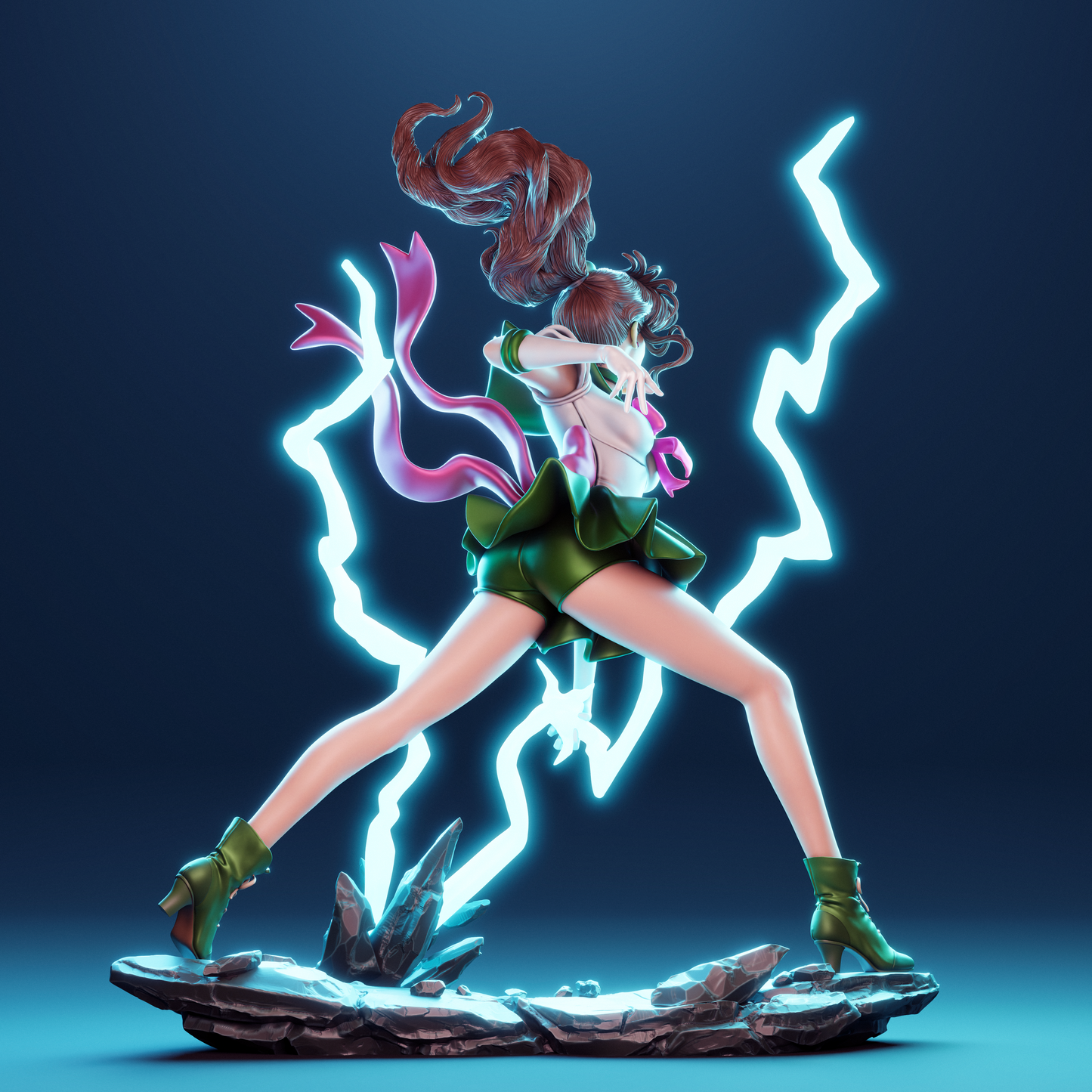 Sailor Jupiter resin kit – Unpainted 3D Printed Model kit