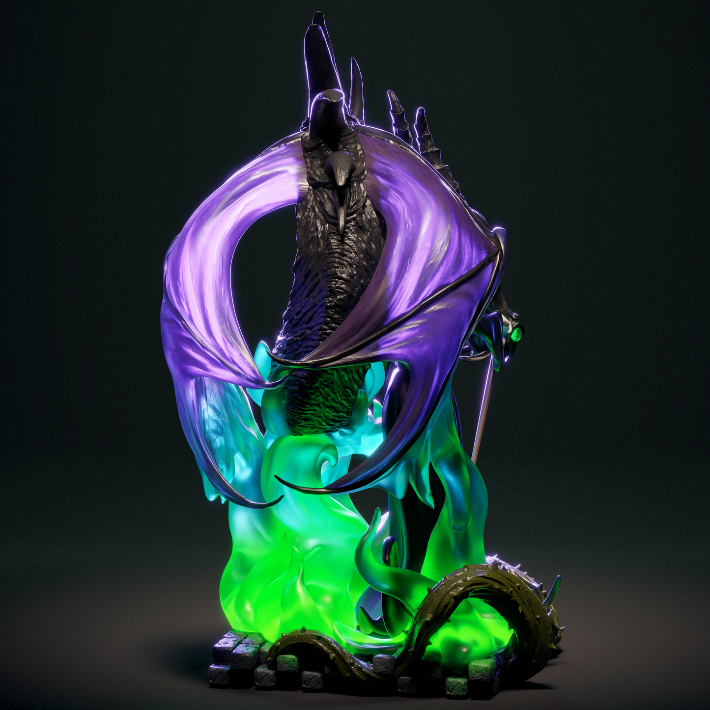 Maleficent resin kit – Unpainted 3D Printed Model kit
