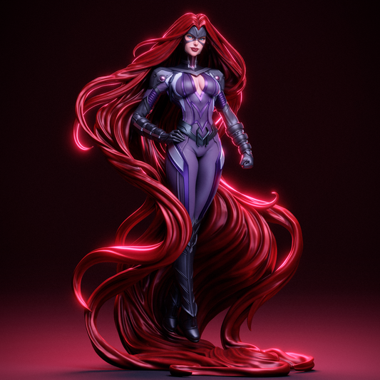 Medusa style Mutant Gorgon Girl resin kit – Unpainted 3D Printed Model kit