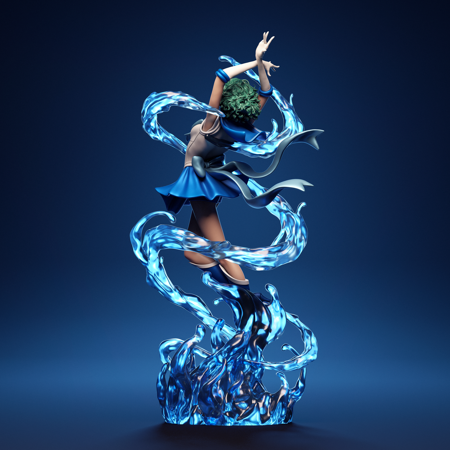 Sailor Mercury resin kit – Unpainted 3D Printed Model kit