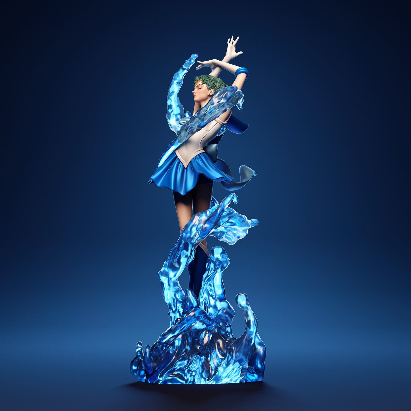 Sailor Mercury resin kit – Unpainted 3D Printed Model kit