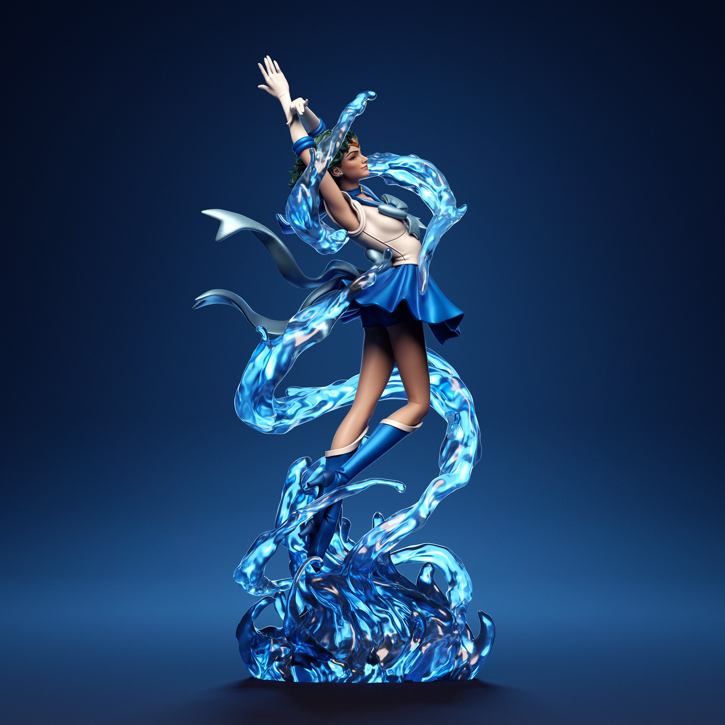 Sailor Mercury resin kit – Unpainted 3D Printed Model kit
