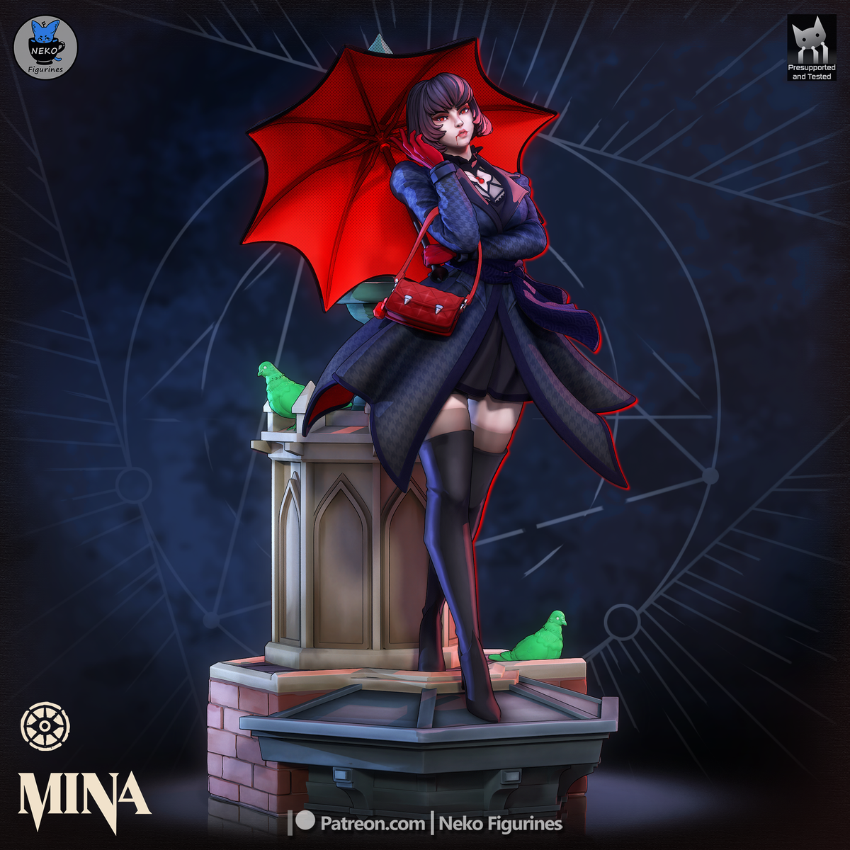Mina Style Deadlock Unpainted Resin Garage Model Kit (1/6-1/12)