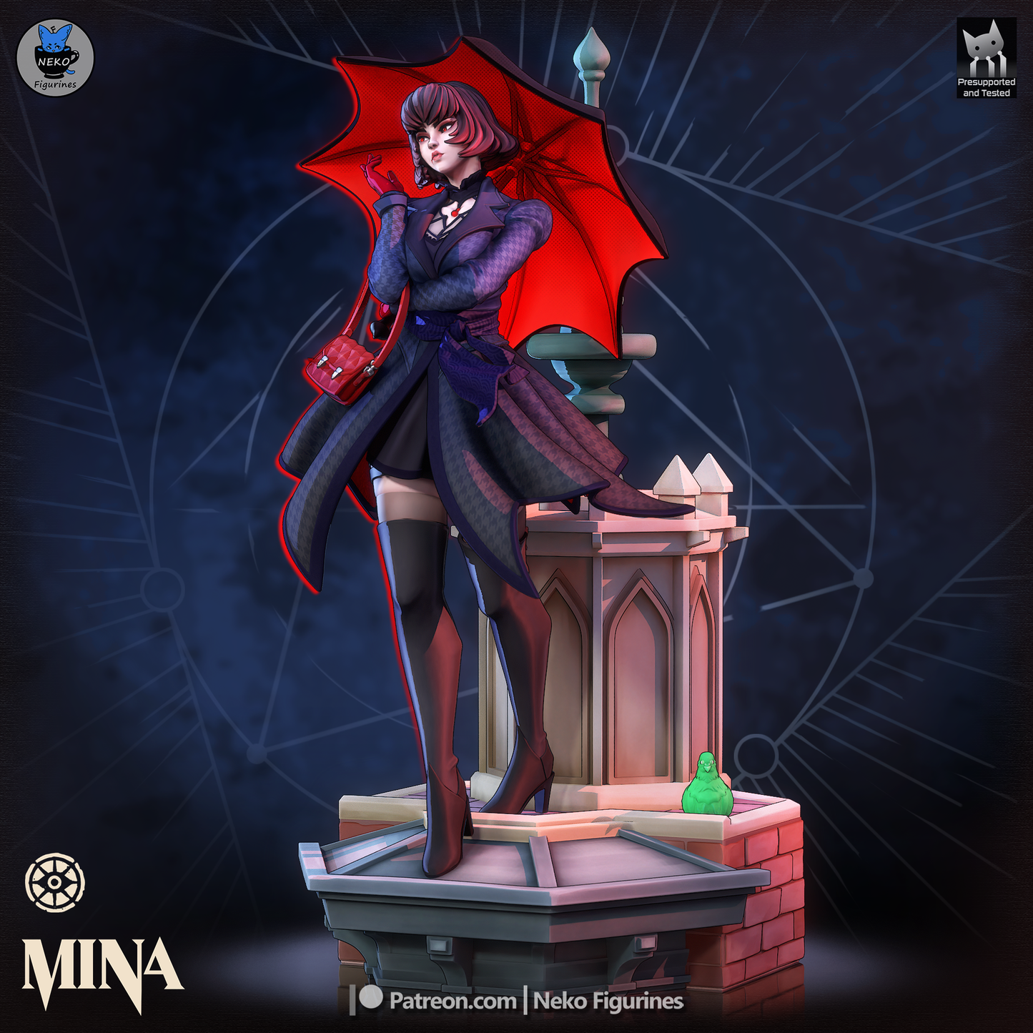 Mina Style Deadlock Unpainted Resin Garage Model Kit (1/6-1/12)