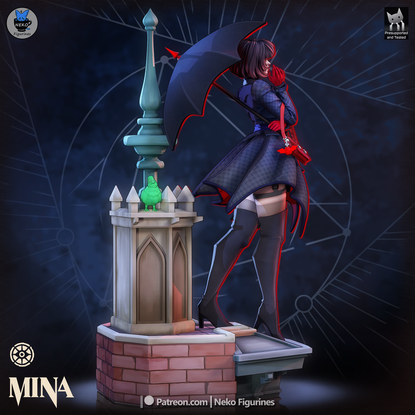 Mina Style Deadlock Unpainted Resin Garage Model Kit (1/6-1/12)