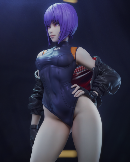 Major Motoko figure kit - Unpainted 3D printed resin model kit