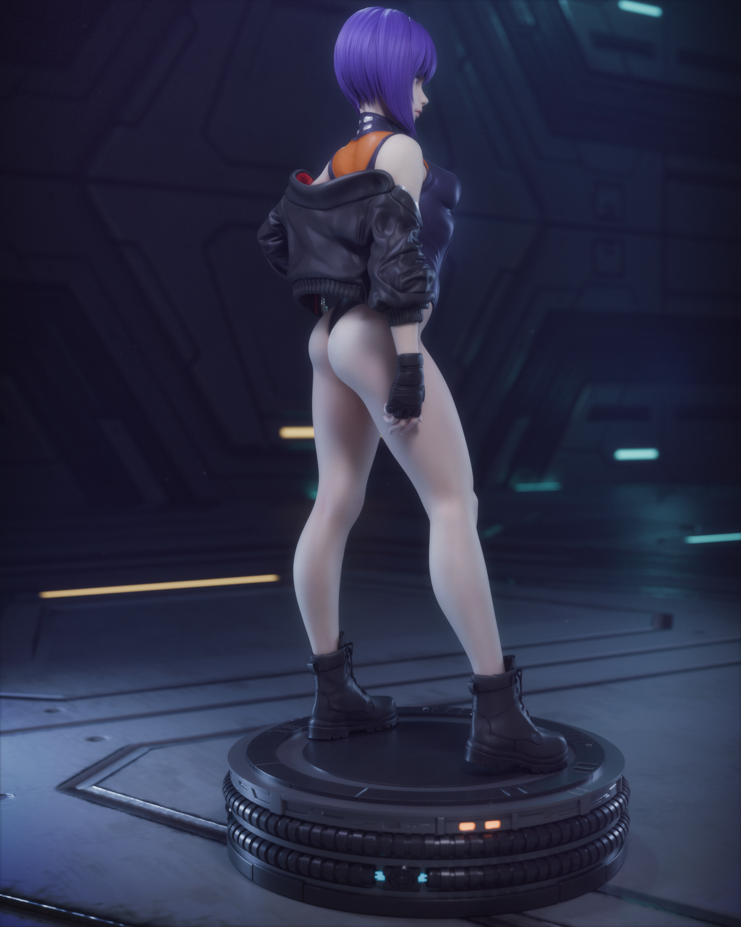 Major Motoko figure kit - Unpainted 3D printed resin model kit