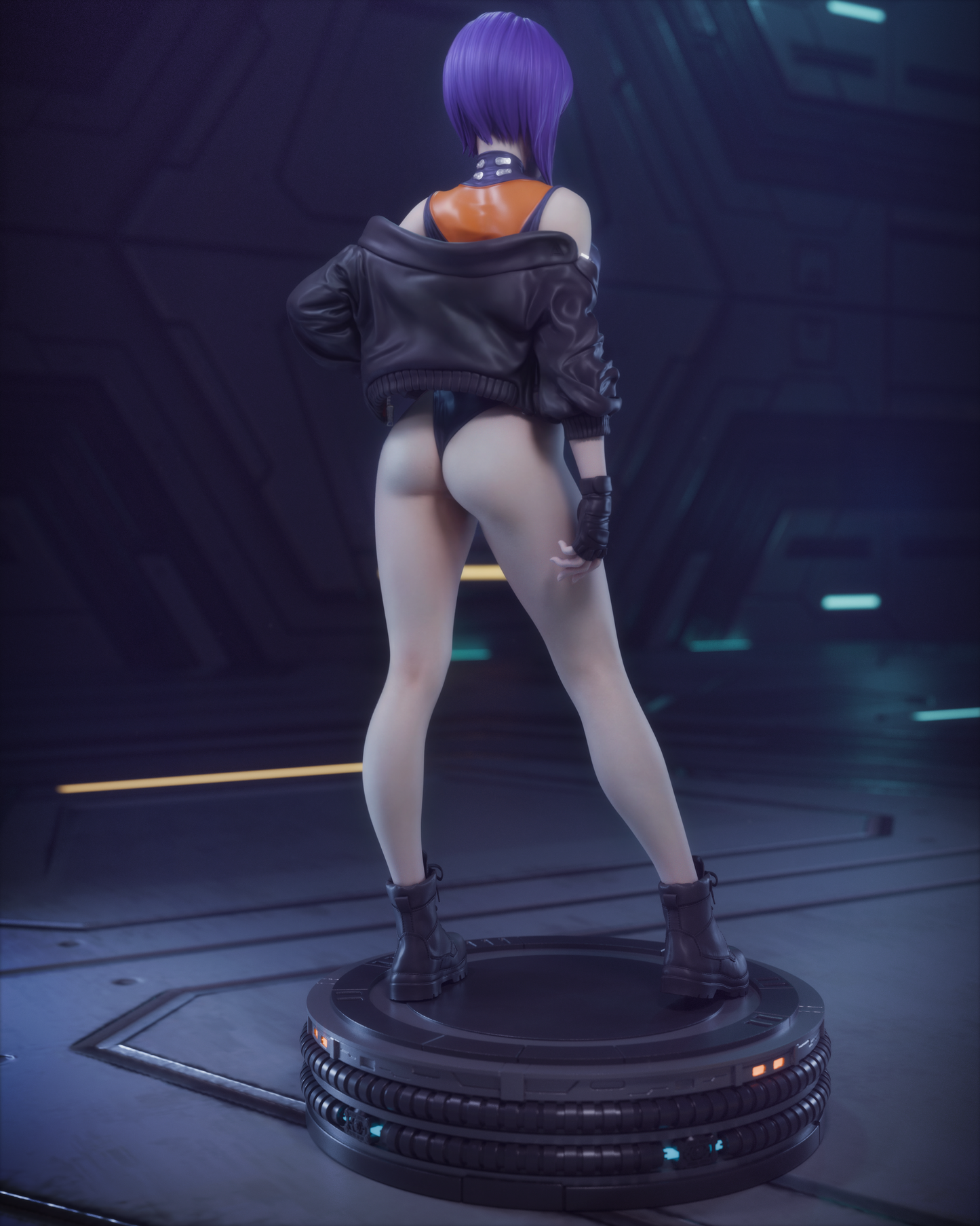 Major Motoko figure kit - Unpainted 3D printed resin model kit