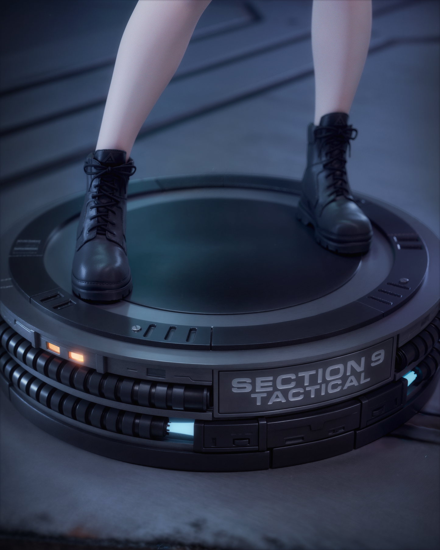 Major Motoko figure kit - Unpainted 3D printed resin model kit