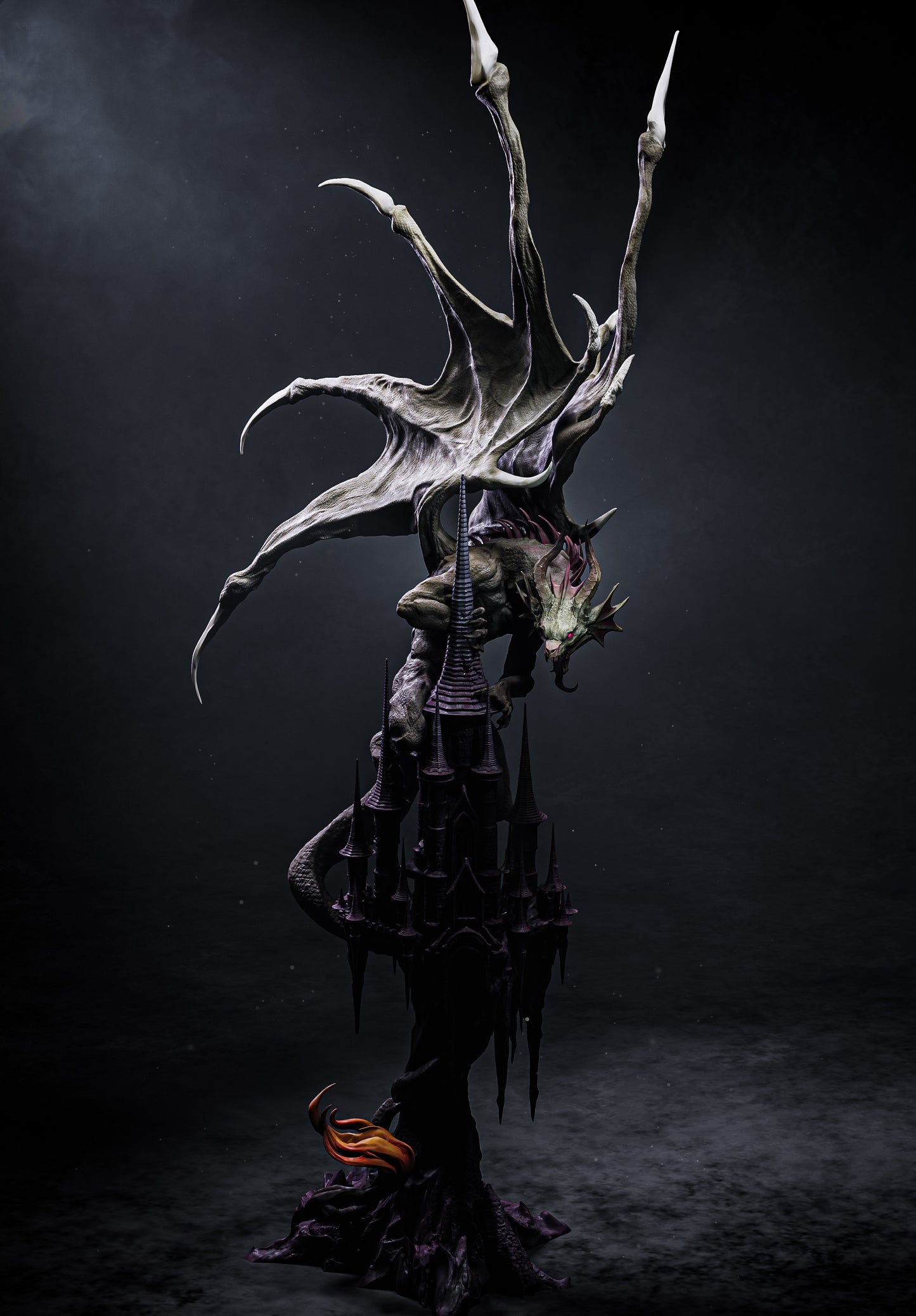Dragon OC – Unpainted 3D Printed Model Kit