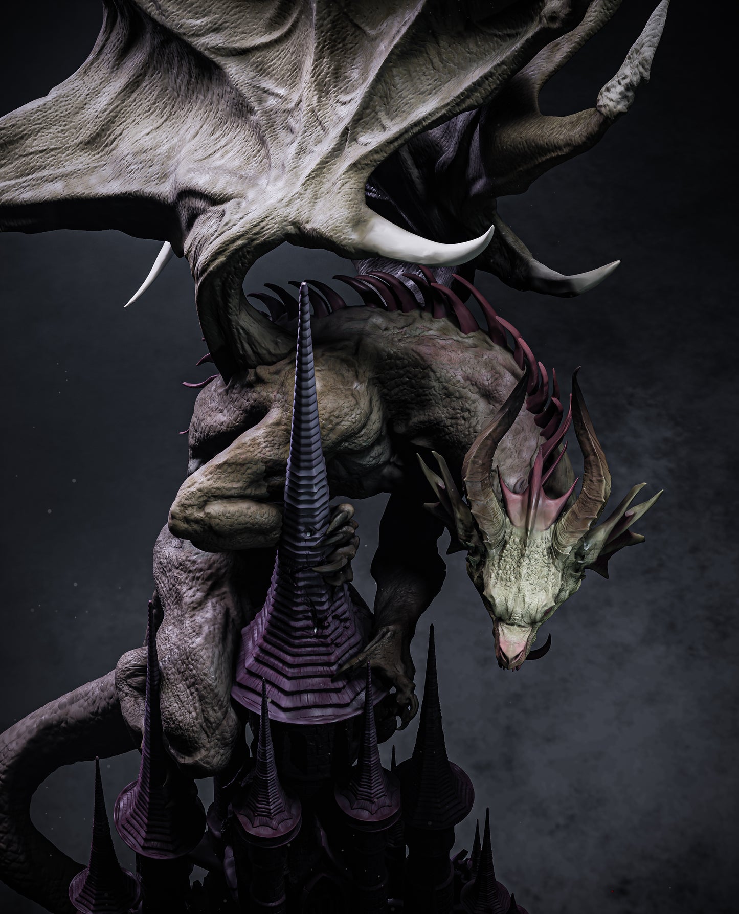 Dragon OC – Unpainted 3D Printed Model Kit