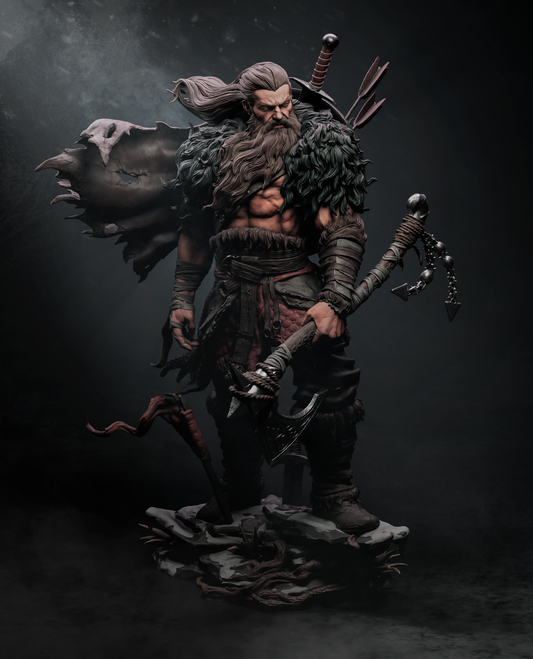 North Warrior – Unpainted 3D Printed Model Kit