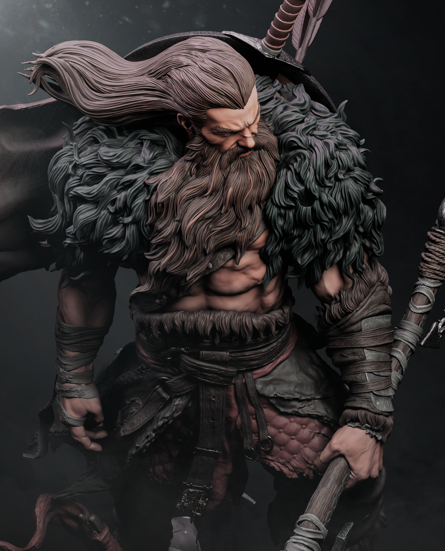 North Warrior – Unpainted 3D Printed Model Kit