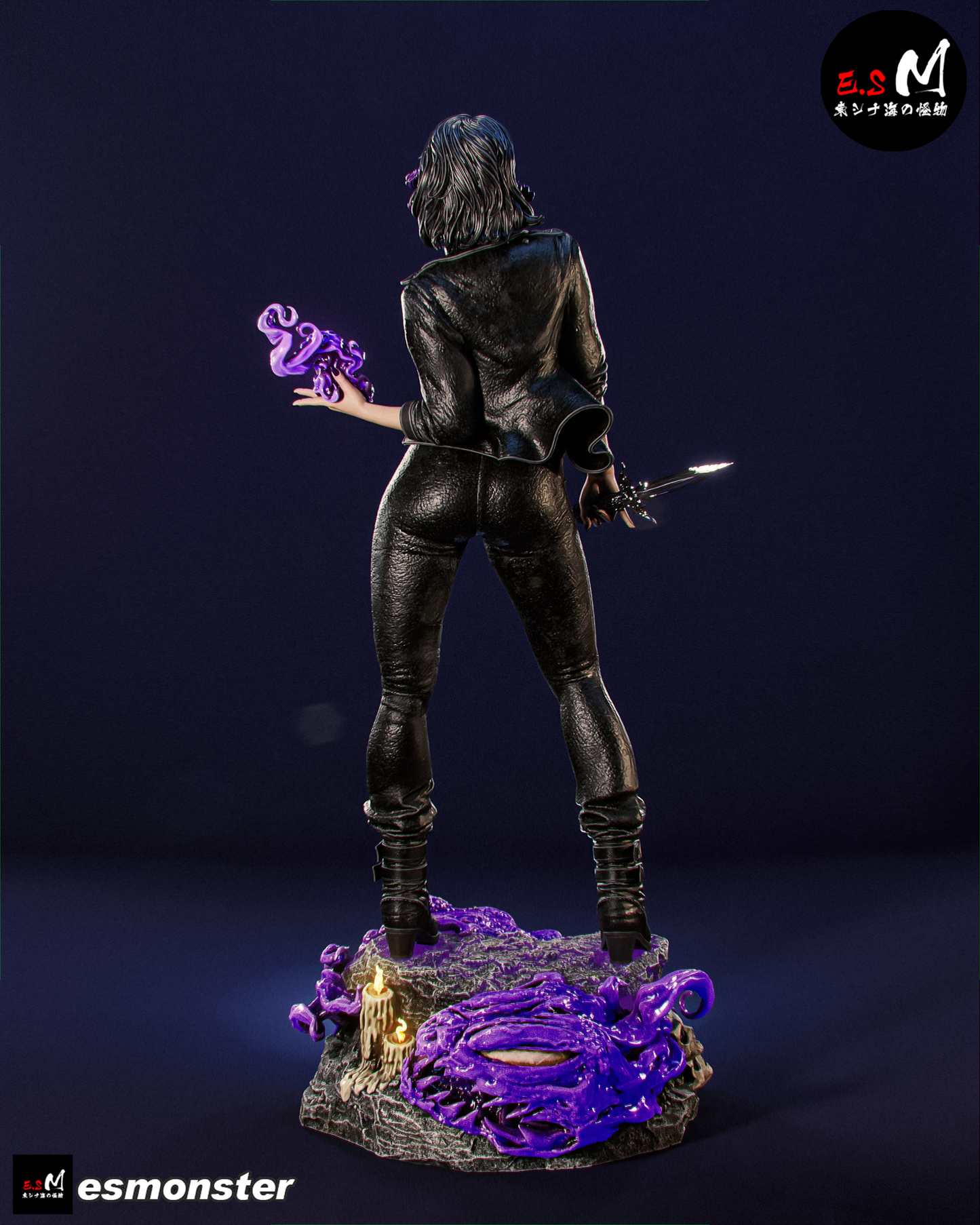 Modern Witch Nyx Urban Fantasy Unpainted Resin Garage Model Kit (1/6-1/12)