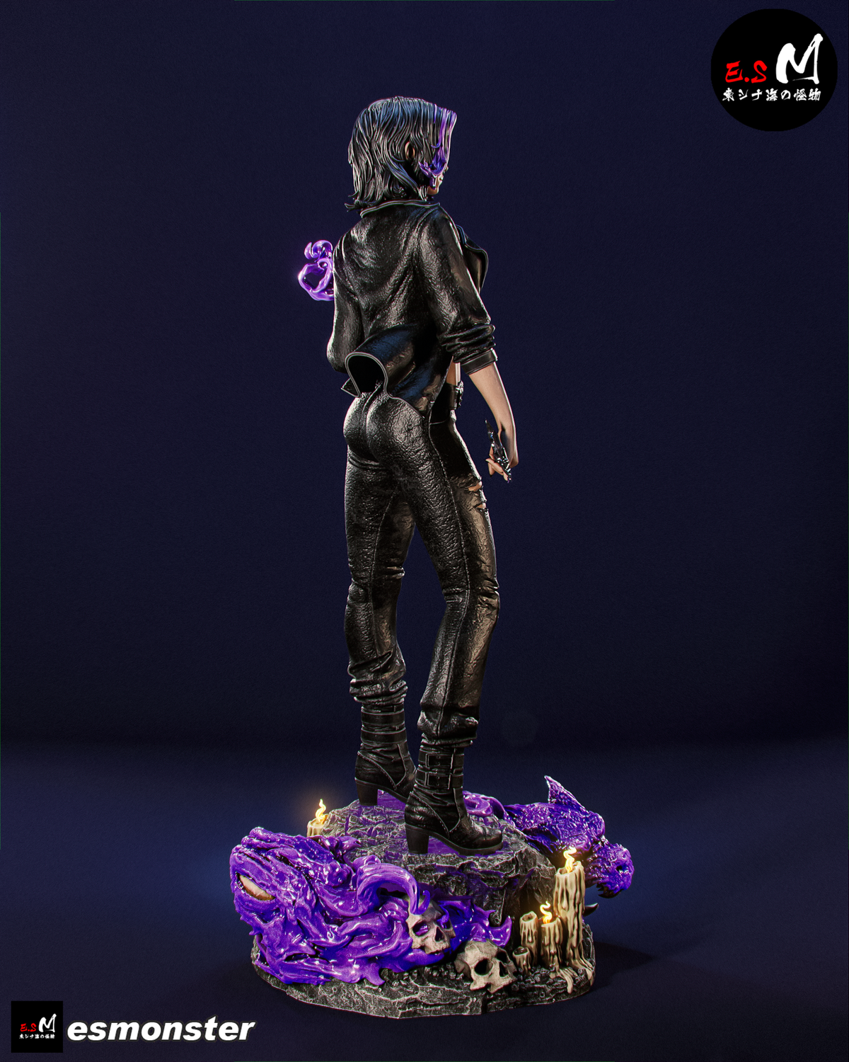 Modern Witch Nyx Urban Fantasy Unpainted Resin Garage Model Kit (1/6-1/12)