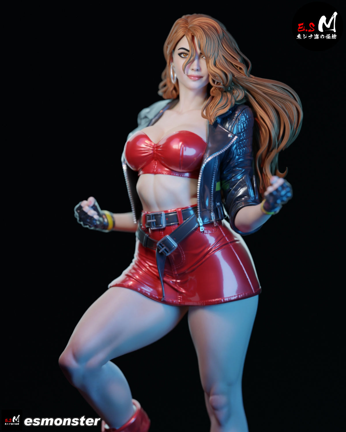 Blaze Fielding Style Streets of Rage Unpainted Resin Garage Kit (1/6-1/12)