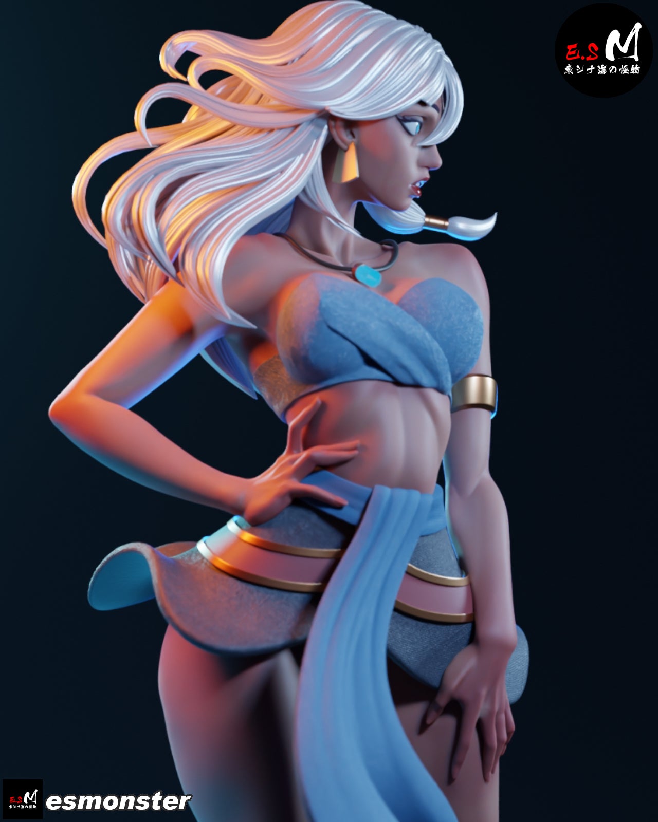 Kida Style Atlantis Disney Unpainted Resin Garage Model Kit (1/6-1/12)