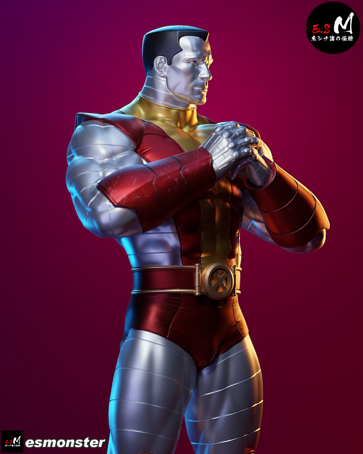 Standing Colossus Style X-Men Unpainted Resin Garage Kit (1/6-1/12)